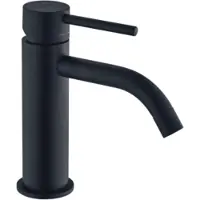 Paffoni Light Wastafelmengkraan 16.2cm opbouw zwart mat LIG071NO