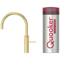 Quooker Fusion round goud met Pro3 reservoir