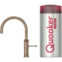 Quooker COMBI+ Classic Fusion Round messing patina