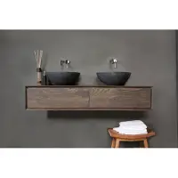 Forzalaqua Roma waskom 40x40cm graniet