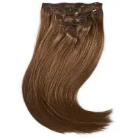 Rapunzel of sweden Classic Clip-ins Straight / Medium Volume / 7 pieces 5.4 Copper Brown 50 cm Hair extensions 110 g