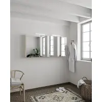 Mondiaz Cubb spiegelkast 150x70x16cm linen met 3 deuren