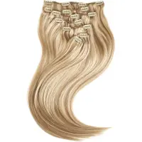 Rapunzel of sweden Classic Clip-ins Straight / Medium Volume / 7 pieces M7.3/10.8 Cendre Ash Blonde Mix 60 cm Hair extensions 120 g