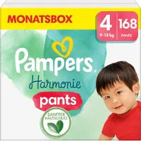 Pampers Harmonie Pants maat 4, 9-15 kg, maandbox (1x168 luiers)