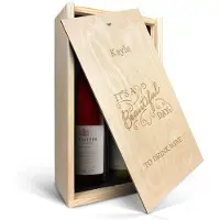 Yoursurprise Wijnpakket in gegraveerde kist - Salentein - Pinot Noir en Chardonnay