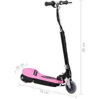 vidaXL Step elektrisch 120 W roze