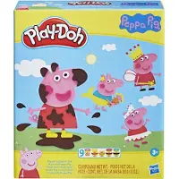 Play-Doh Peppa Pig Styling Speelset - Boetseerklei - Inclusief 9 potjes