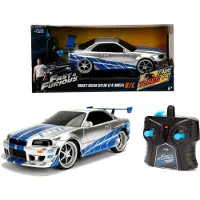 Jada Toys - RC Fast & Furious Nissan Skyline GTR 1:16 - Op afstand bestuurbare auto - miniatuurvoertuig - radiografische auto