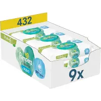 Pampers Natte doekjes Harmonie Aqua 432 (9 x 48 stuks)