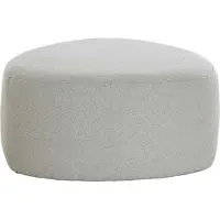 Light & Living Poef 68x68x35 cm LIBERIA beige (Beige, 68x35x68 diameter: 68cm)