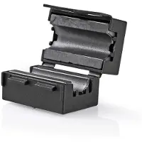 Nedis Ferrietfilter | 6.50 mm | ABS | Zwart | 25 Stuks | Doos