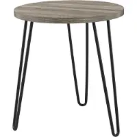 Dorel Home Owen-Eindtafel - Grijs Eikenlook