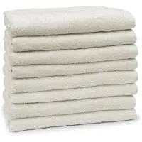 Eleganzzz Badlaken 100% Katoen 70x140cm - ivory - Set van 8