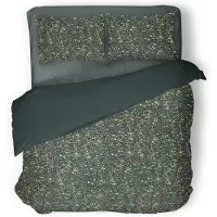 Eleganzzz Dekbedovertrek Foil Velvet - green 200x200/220cm