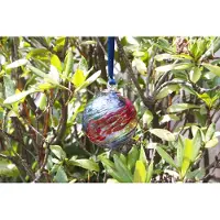 Loranto Glazen Bal Multicolor - Tuinobject - Kerstballen - Kerst versiering - Kerst decoratie - Kerst Ornament