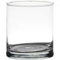 Vase the World Waxinelichtjeshouder Celtic | Vaas | Glas | Transparant | set van 2 | Ø10 x H10 cm