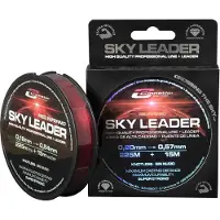 Gre Sky Fishing Tapered Leader 225x15 M Transparant,Rood 0.350-0.570 mm