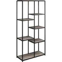 Dorel Home Ordnerrek Quincy Metalen stelling, modern, breedte 86,5 cm, hoogte 180 cm (1 stuk)