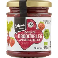 De Kleine Keuken Bio Aardbei En Biet Spread 170 Gr