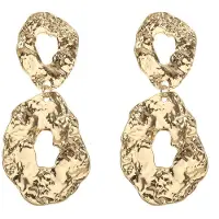 The Jewellery Club - Jolie earrings gold - Oorbellen - Dames oorbellen - Statement oorbellen - Goudkleurig - Feestelijk - 8,7 cm