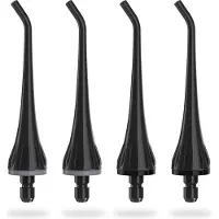 BINTOI iSonic OptiFloss F600 - Waterflosser Opzetstukjes - Jet Tips - Vervangingsset voor Flosapparaat - 4 Stuks - Zwart