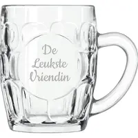 Libbey Gegraveerde Bierpul 55cl De Leukste Vriendin