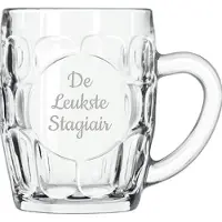 Libbey Gegraveerde Bierpul 55cl De Leukste Stagiair