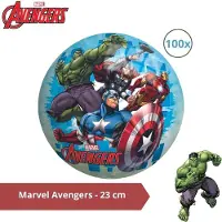 John Toys Bal - Voordeelverpakking - Marvel Avengers - 23 cm - 100 stuks