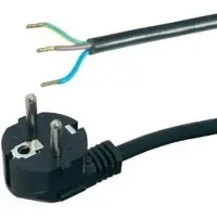 VB Extend Aansluitsnoer + RA 3x1mm 3 meter zwart
