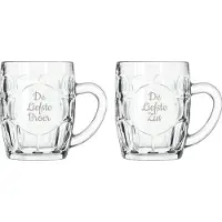 Libbey Gegraveerde Bierpul 55cl De Liefste Broer-De Liefste Zus