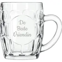 Libbey Gegraveerde Bierpul 55cl De Beste Vriendin