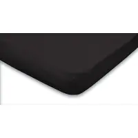 Eleganzzz Hoeslaken Topper Jersey Stretch - Zwart - Hoeslaken 140x210/220cm - 160x200cm - Tweepersoons - 100% Katoen - Topper - Hoeslakens