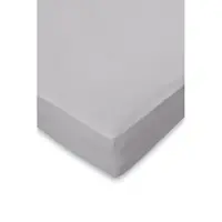 Eleganzzz Hoeslaken Jersey Stretch 35cm Hoekhoogte - Licht Grijs - Hoeslaken 180x210/220cm - 200x200cm - Lits Jumeaux - 100% Katoen - Hoeslakens