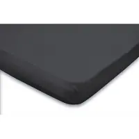 Eleganzzz Hoeslaken Topper Jersey Stretch - Antraciet - Hoeslaken 140x210/220cm - 160x200cm - Tweepersoons - 100% Katoen - Topper - Hoeslakens