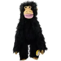 The Puppet Company Handpop Chimpansé aap met banaan 55 cm