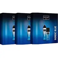 Vogue 3 x Geschenkset - Men Nordic Blue - Box Shower Mousse & Deo Spray