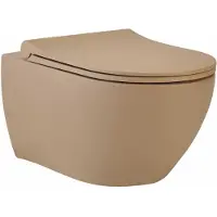 Van Marcke GO Wandcloset pack carissa zonder spoelrand mat latte
