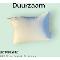 Terapy Elly Zitzak - Off White - 100cm x 80cm x 50cm - Zacht Rekbaar Katoen