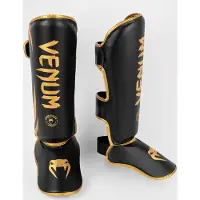 Venum Scheenbeschermers Challenger - Black/Gold - Maat L