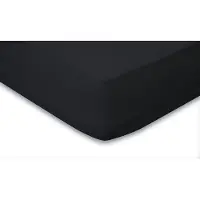 Eleganzzz Hoeslaken Katoen Perkal 35cm Hoekhoogte - Zwart - Hoeslaken 120x200cm - Hoeslakens - Twijfelaar