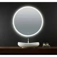Casajoy Badkamerspiegel bright 60 cm rond ledverlichting en anticodens