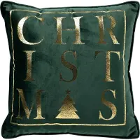 Textino CHRISTMAS - sierkussen 45x45 cm - kerst - Mountain View - groen