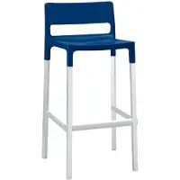 Scab Design Design barkruk S•CAB Model DIVO. Verkrijgbaar in kleur blauw. Verpakt per 4 stuks en 5 jaar garantie!
