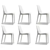 Scab Design Designstoel, terrasstoel, campingstoel GINEVRA in linnenwit van het Italiaanse S•CAB. Verpakt per 6 stuks en 5 jaar garantie!