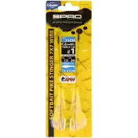 Spro Softbait Pike Stinger 7x7 Wire (12 kilo) - Maat : 11cm - haak 1 - Softbait 15-21cm