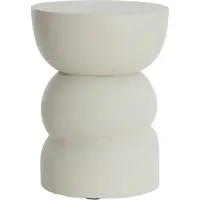 Light & Living Bijzettafel Ø35x45 cm AZALIO crème (Beige, 35x35x45 diameter: 35cm)