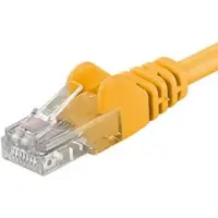 PremiumCord SP6UTP050Y netwerkkabel Geel 5 m Cat6 U/UTP (UTP)