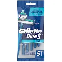 Gillette Blue II Plus wegwerpscheermesjes 5st.