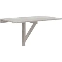 vidaXL Wandtafel inklapbaar 100x60x56 cm bewerkt hout betongrijs