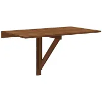 vidaXL Wandtafel inklapbaar 100x60x56 cm bewerkt hout bruineiken